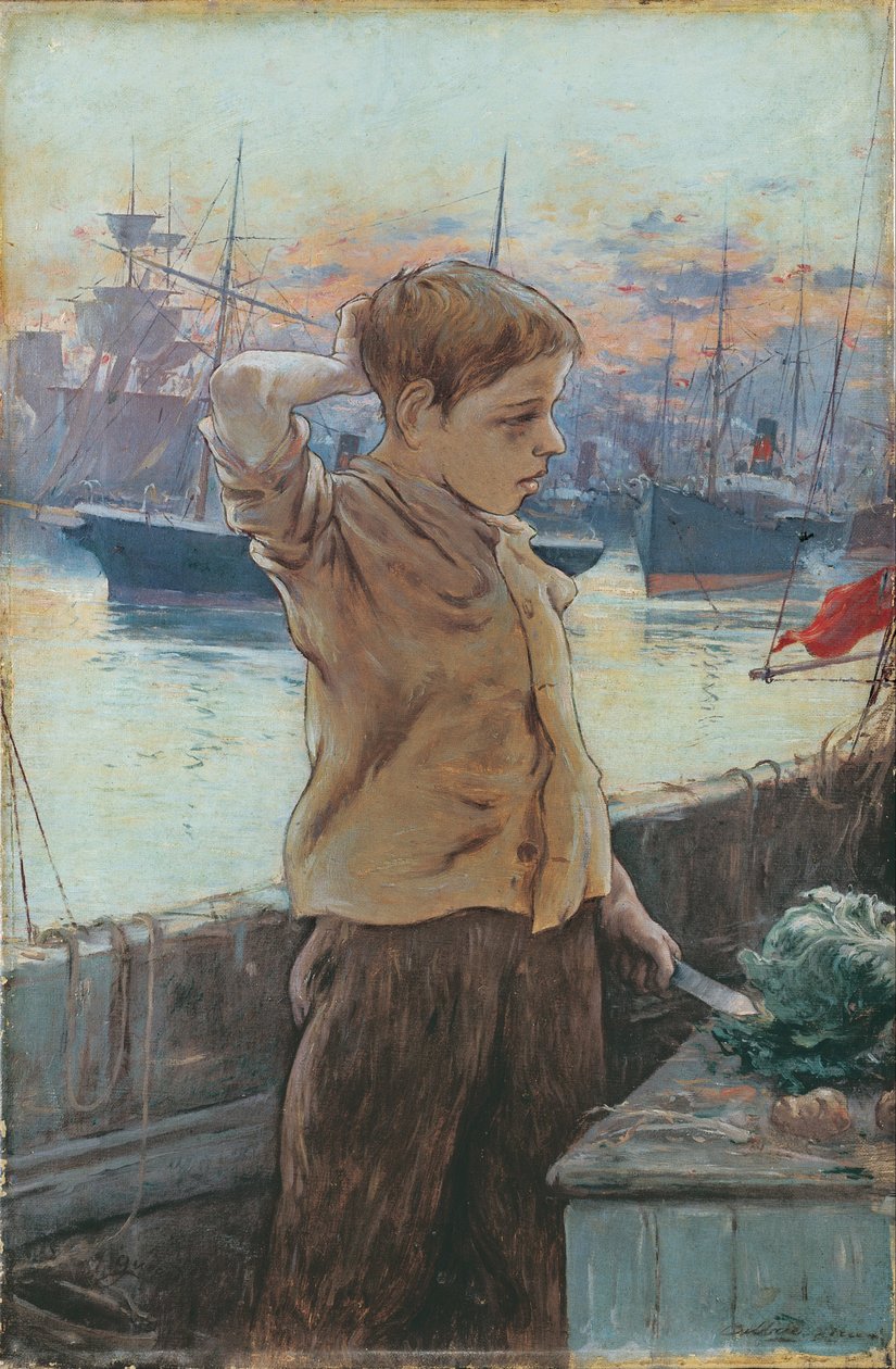 gemi çocuğu by Adolfo Guiard y Larrauri