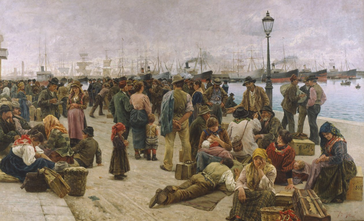 göçmenler by Adolfo Tommasi