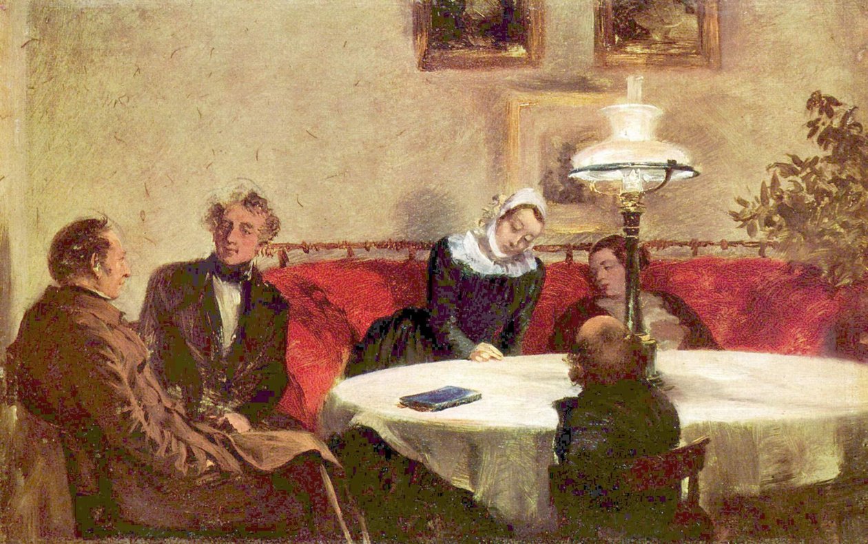 Akşam Partisi by Adolph Menzel