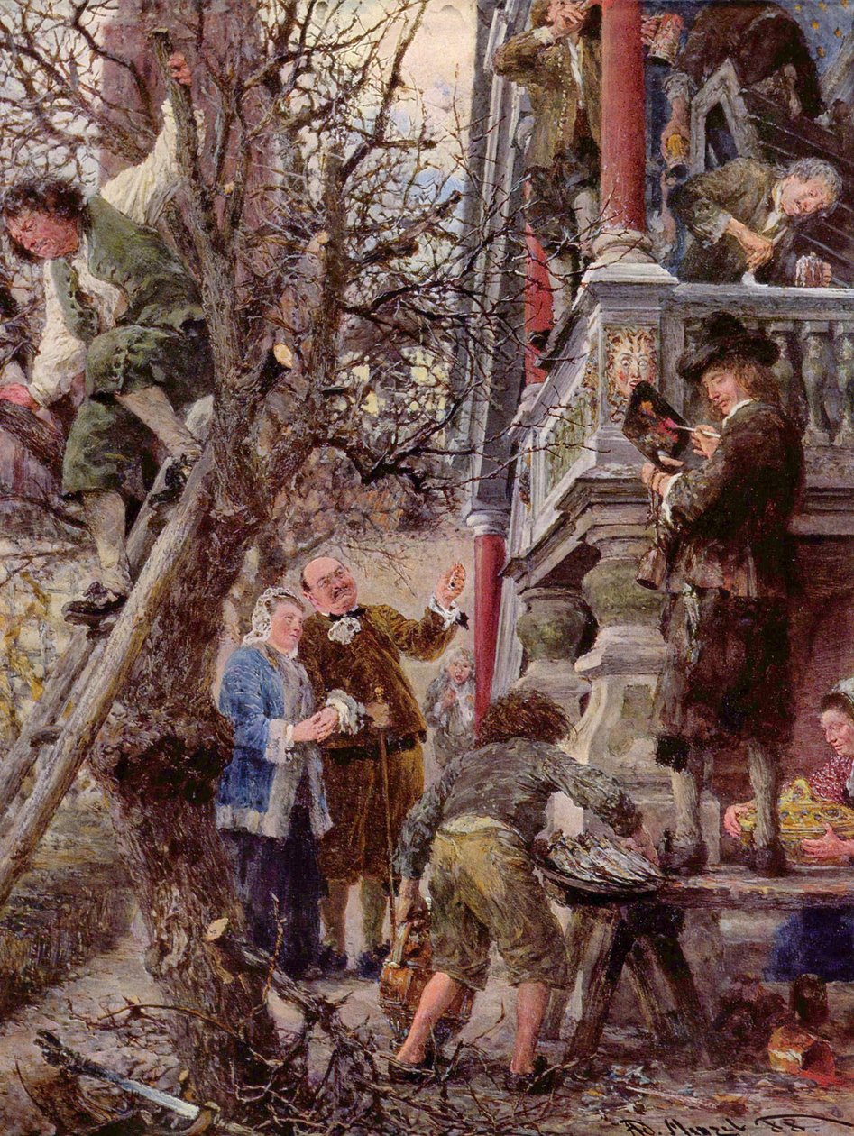 mübarek sahip by Adolph Menzel