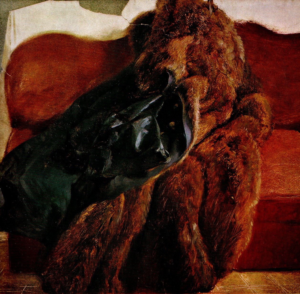 sanatçının kürkü by Adolph Menzel