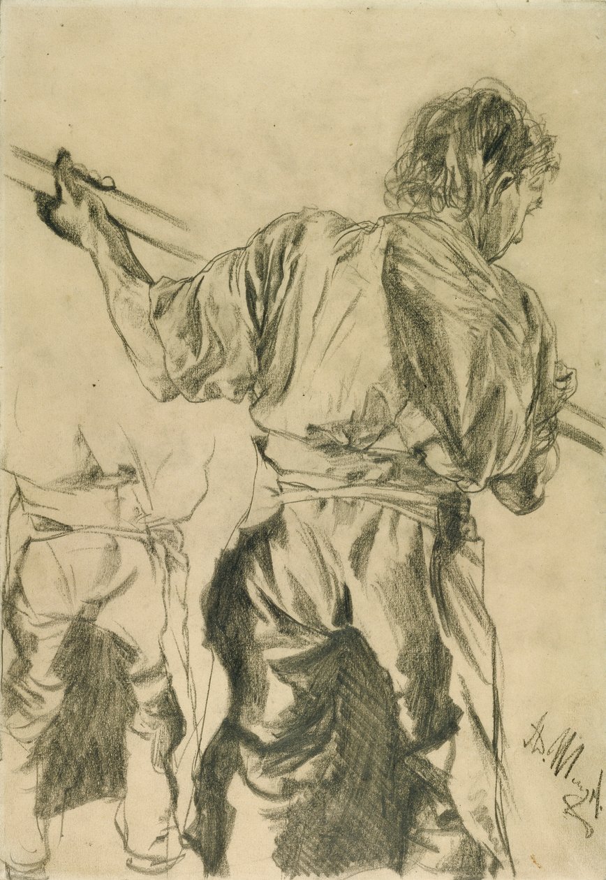 Figenstudie by Adolph Menzel