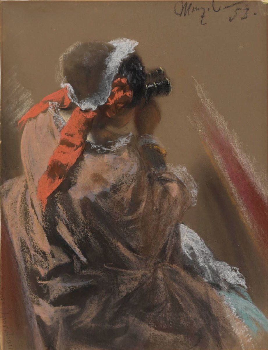 Opera Balosu Çalışması by Adolph Menzel