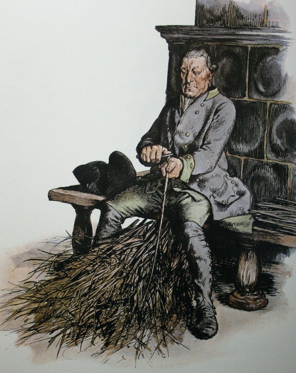Prusya uzmanı by Adolph Menzel