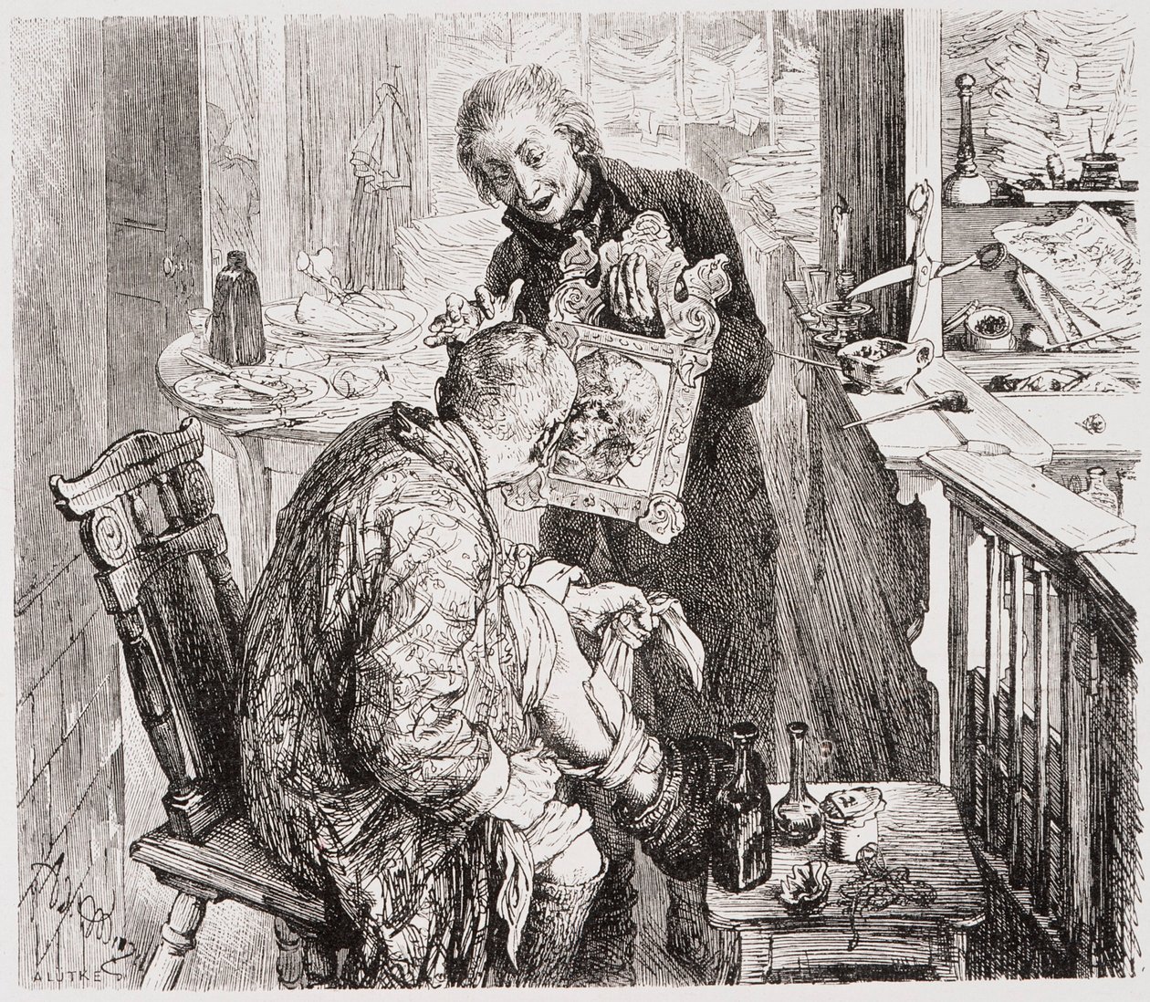 Kırık Sürahi by Adolph Menzel
