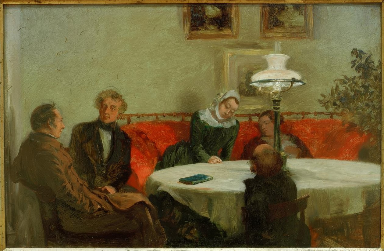 Akşam Partisi by Adolph Menzel
