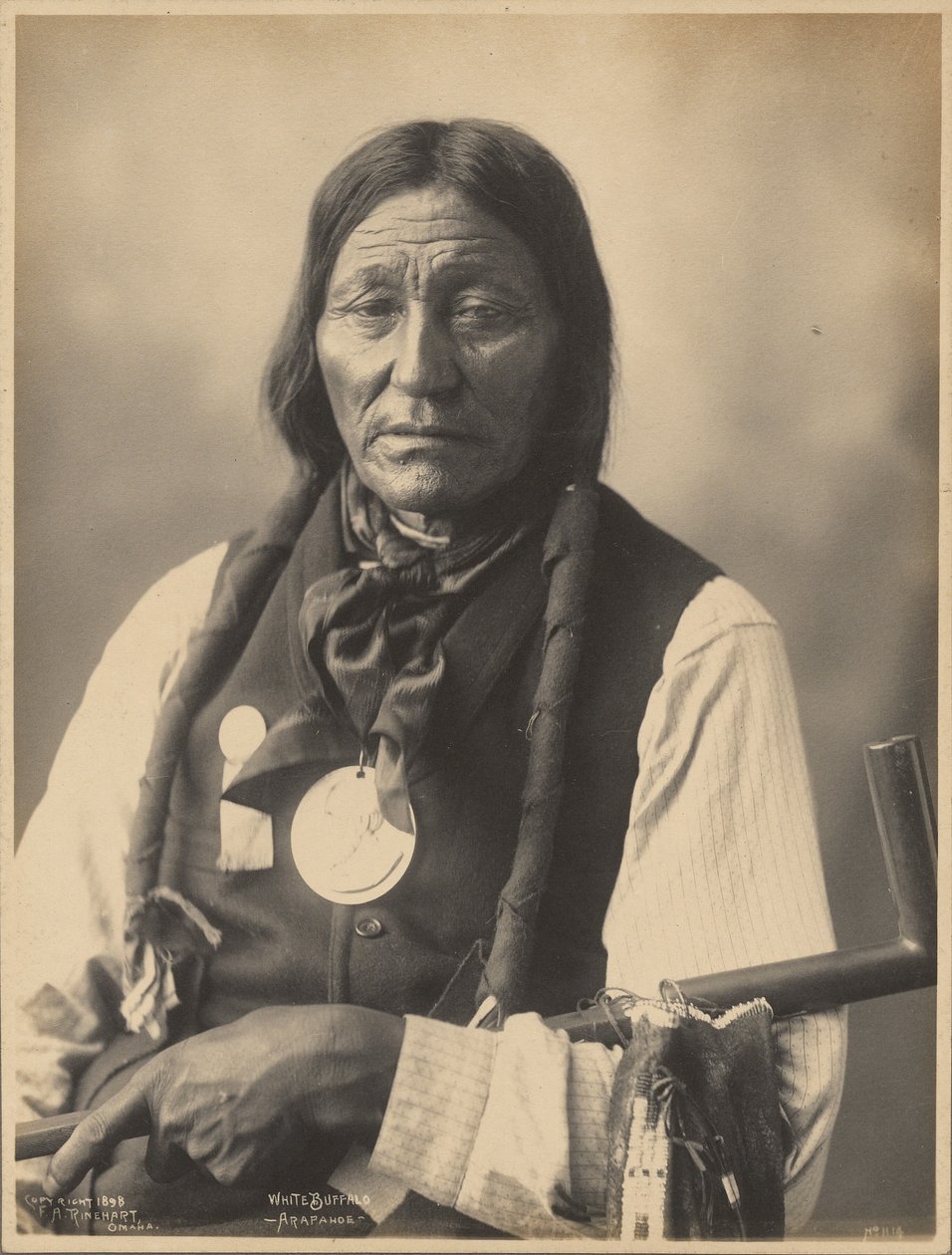 [Arapaho Halkından Beyaz Bufalo] by Adolph F. Muhr