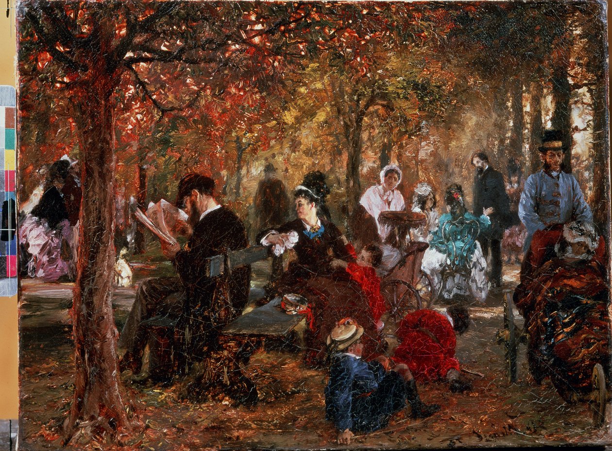 "" Dans le jardin du Luxembourg a Paris "" (Jardin de Luxembourg