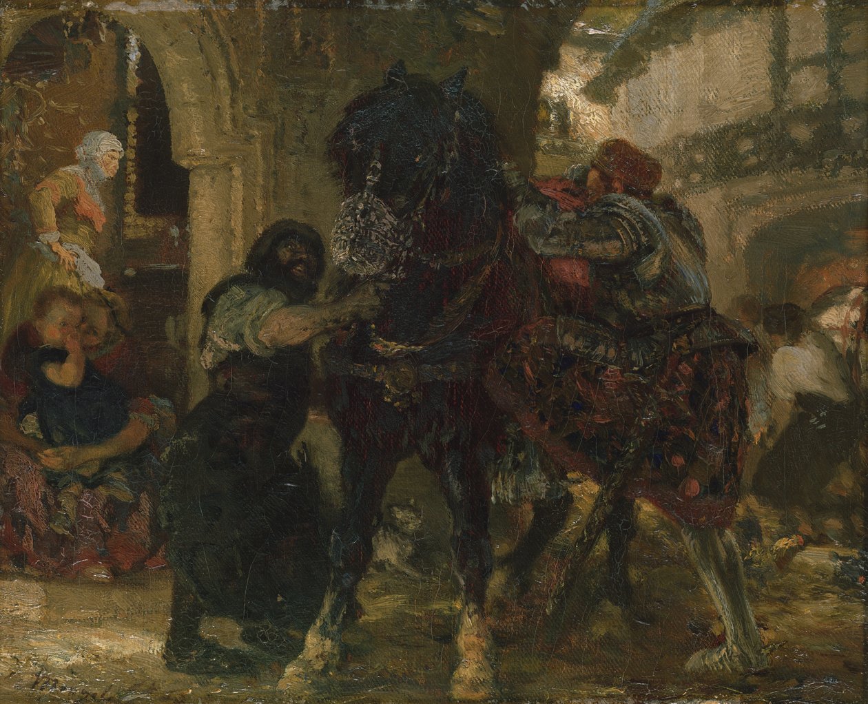 Demirhanedeki Şövalye, 1865 by Adolph Menzel