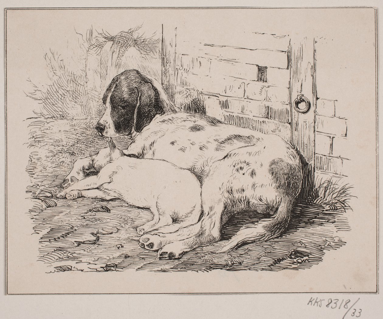 iki arkadaş by Johan Adolph Kittendorff
