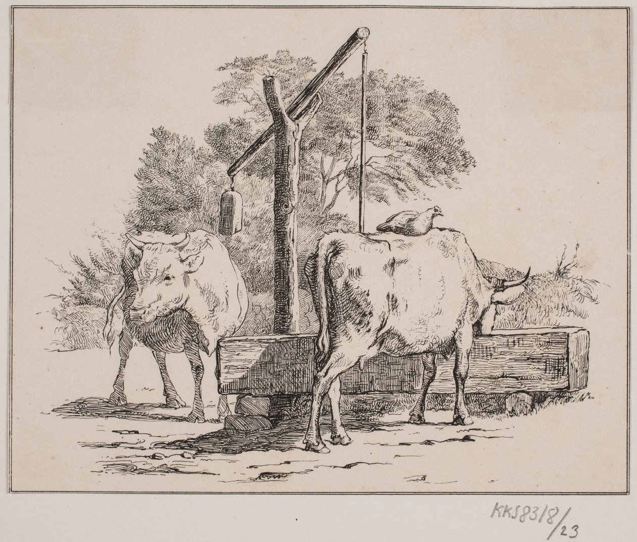tavuk ve inek by Johan Adolph Kittendorff