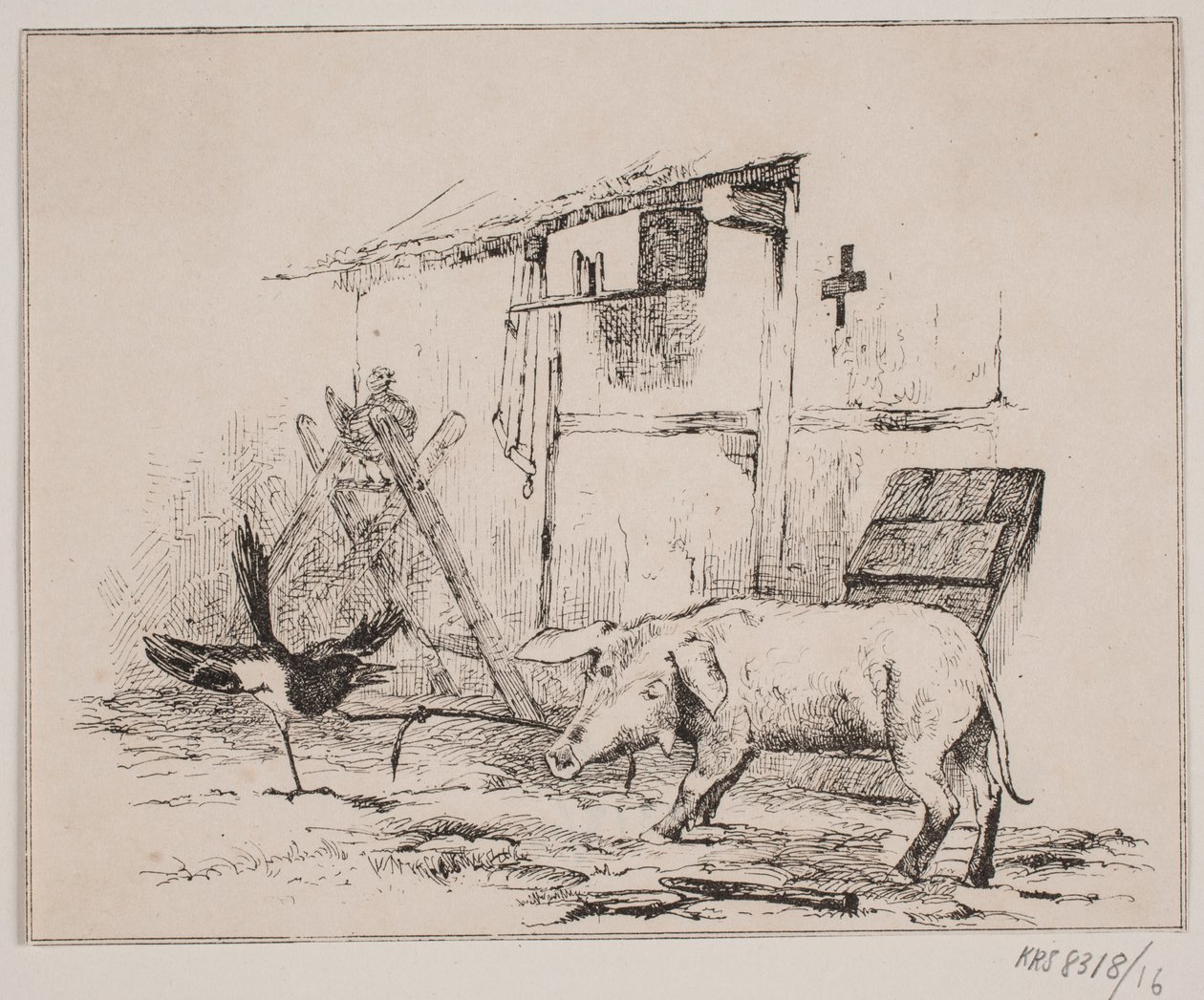 Yaralanma ve domuz by Johan Adolph Kittendorff