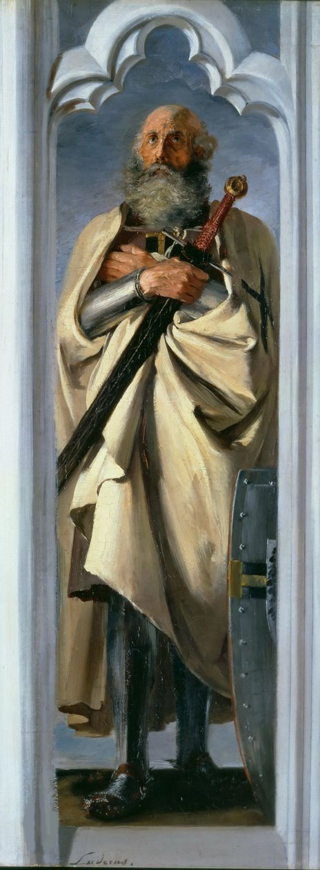Brunswick'li Luther Luder, Cermen Şövalyelerinin Büyük Üstadı, 1846. by Adolph Menzel