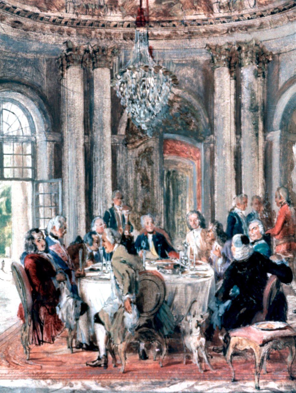 Konakta Buluşma, 1849 by Adolph Menzel