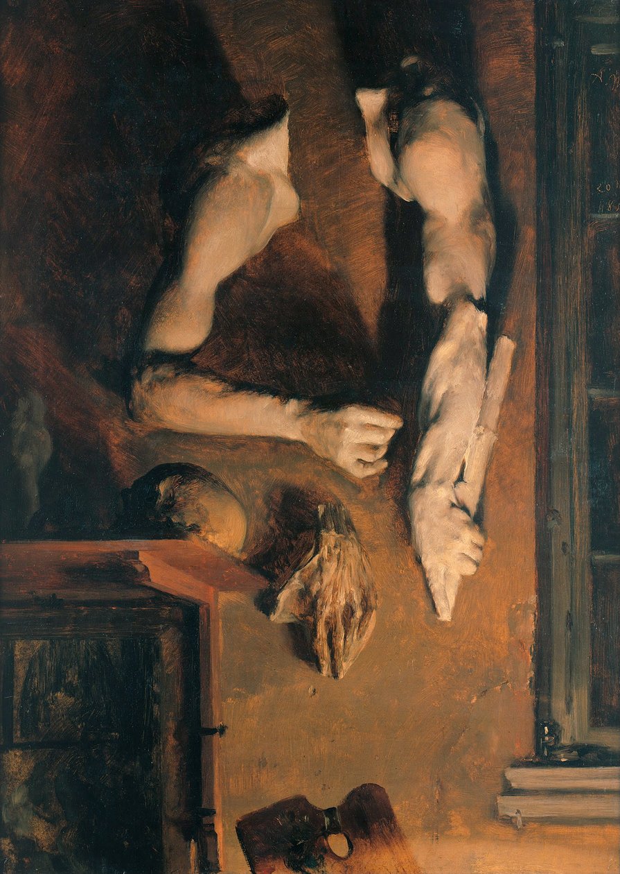 Stüdyo Duvarı, 1852 by Adolph Menzel