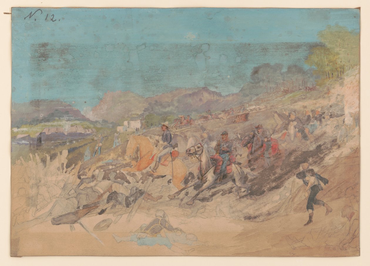 Peach Tree Creek Savaşı, Georgia, 20 Temmuz 1864 by Adolph Metzner