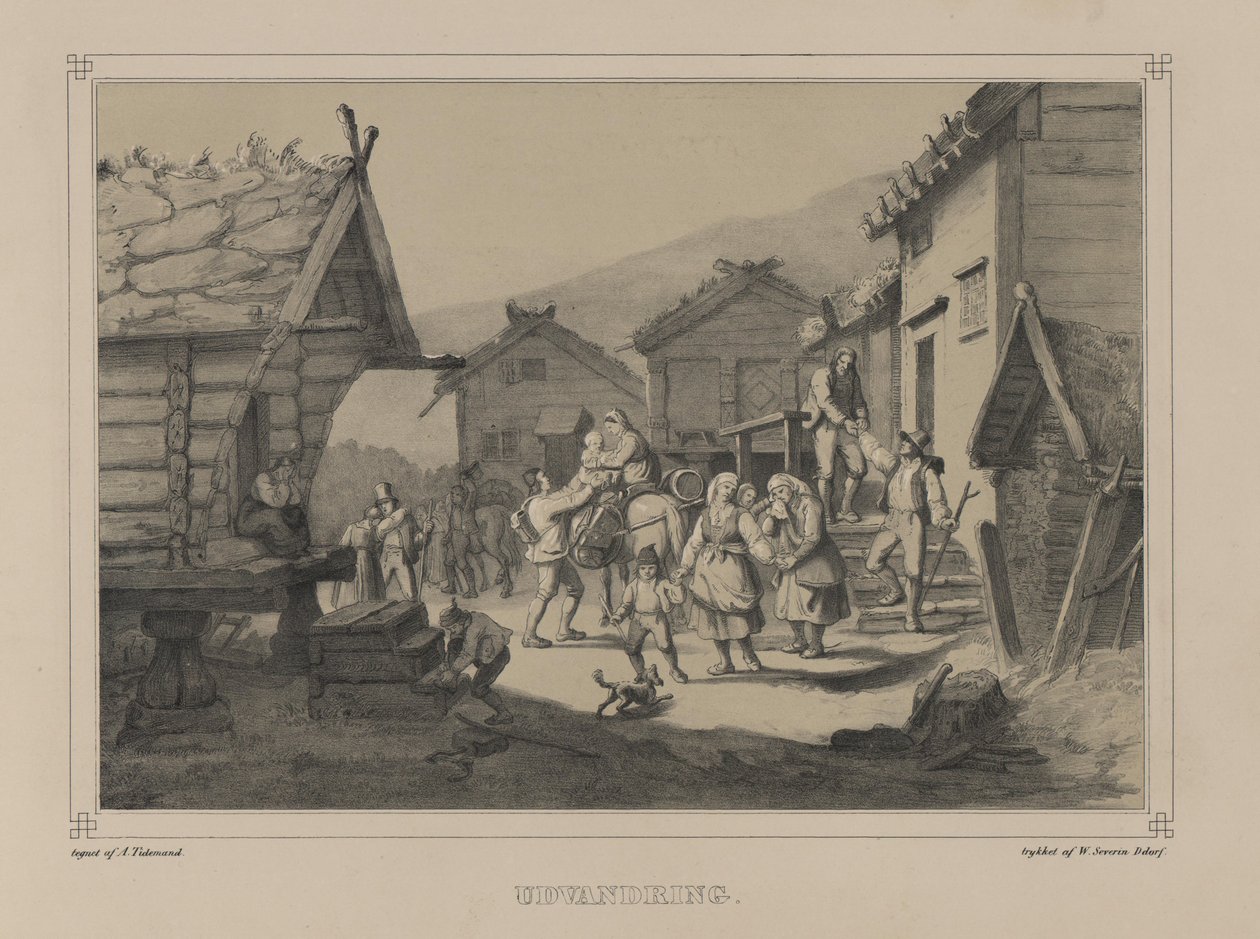 Çizimler, Asbjørnsen, P.Chr. ve Chr. Tønsberg tarafından yayınlandı (no, 1848) by Adolph Tidemand