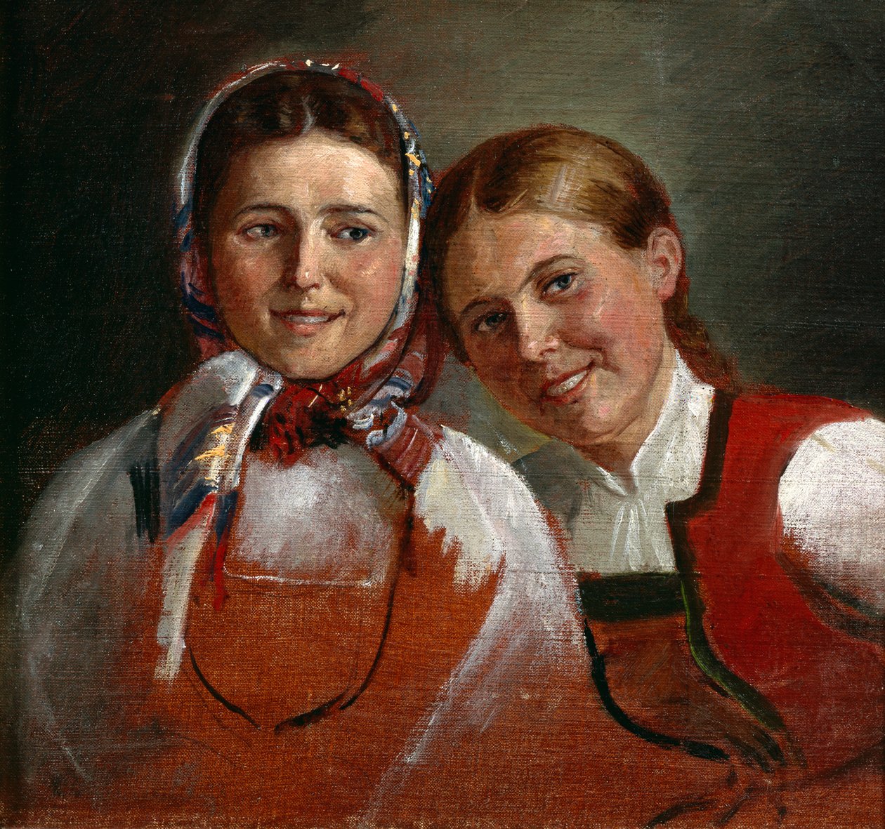 Gülen Kızlar by Adolph Tidemand
