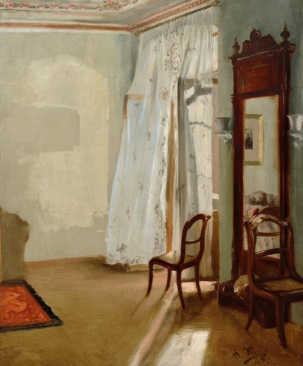 balkon odası by Adolph Menzel