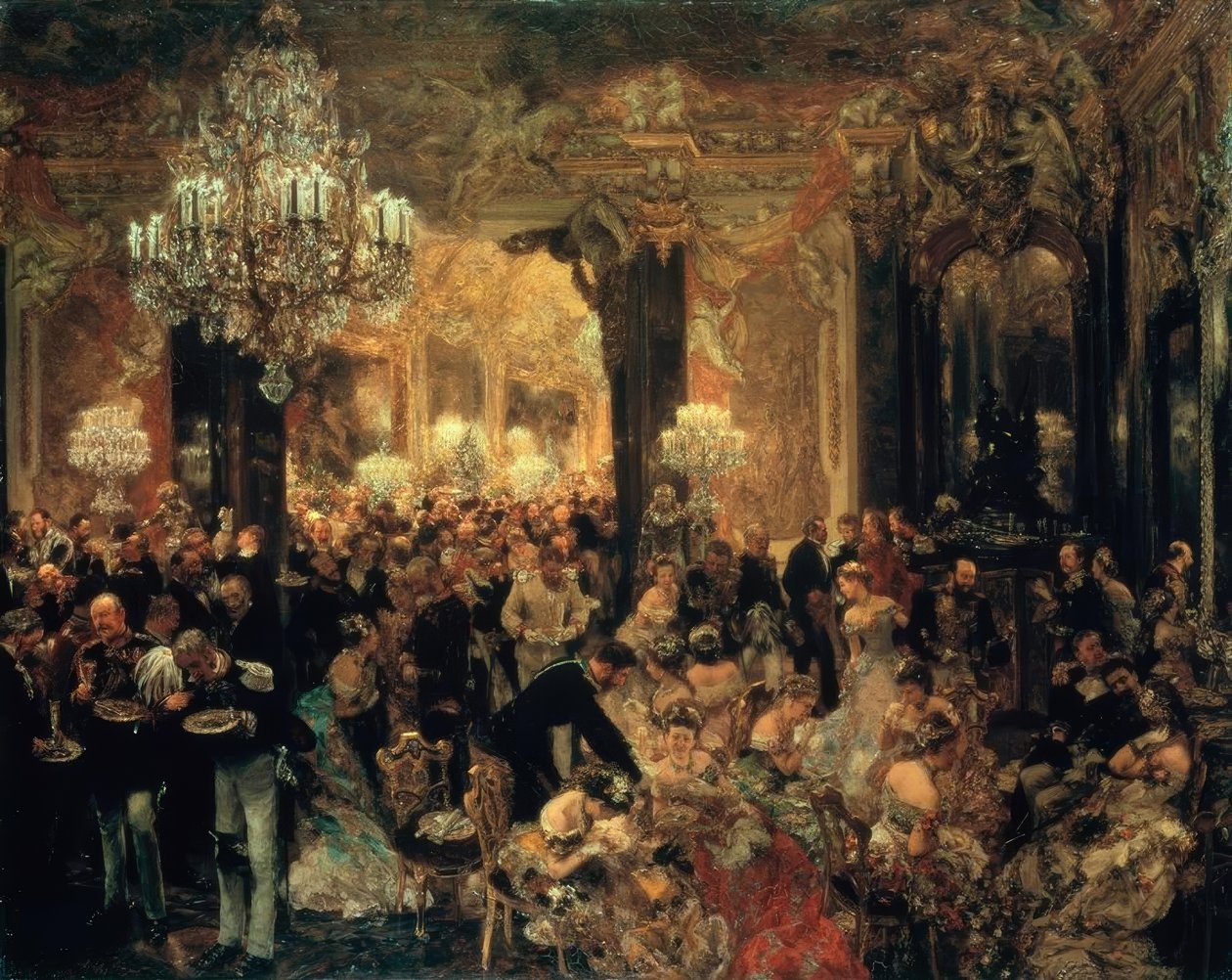 top çorbacı by Adolph Menzel