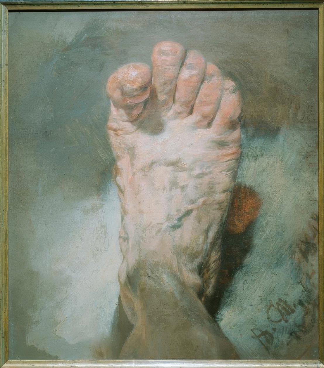 sanatçının ayağı by Adolph Menzel
