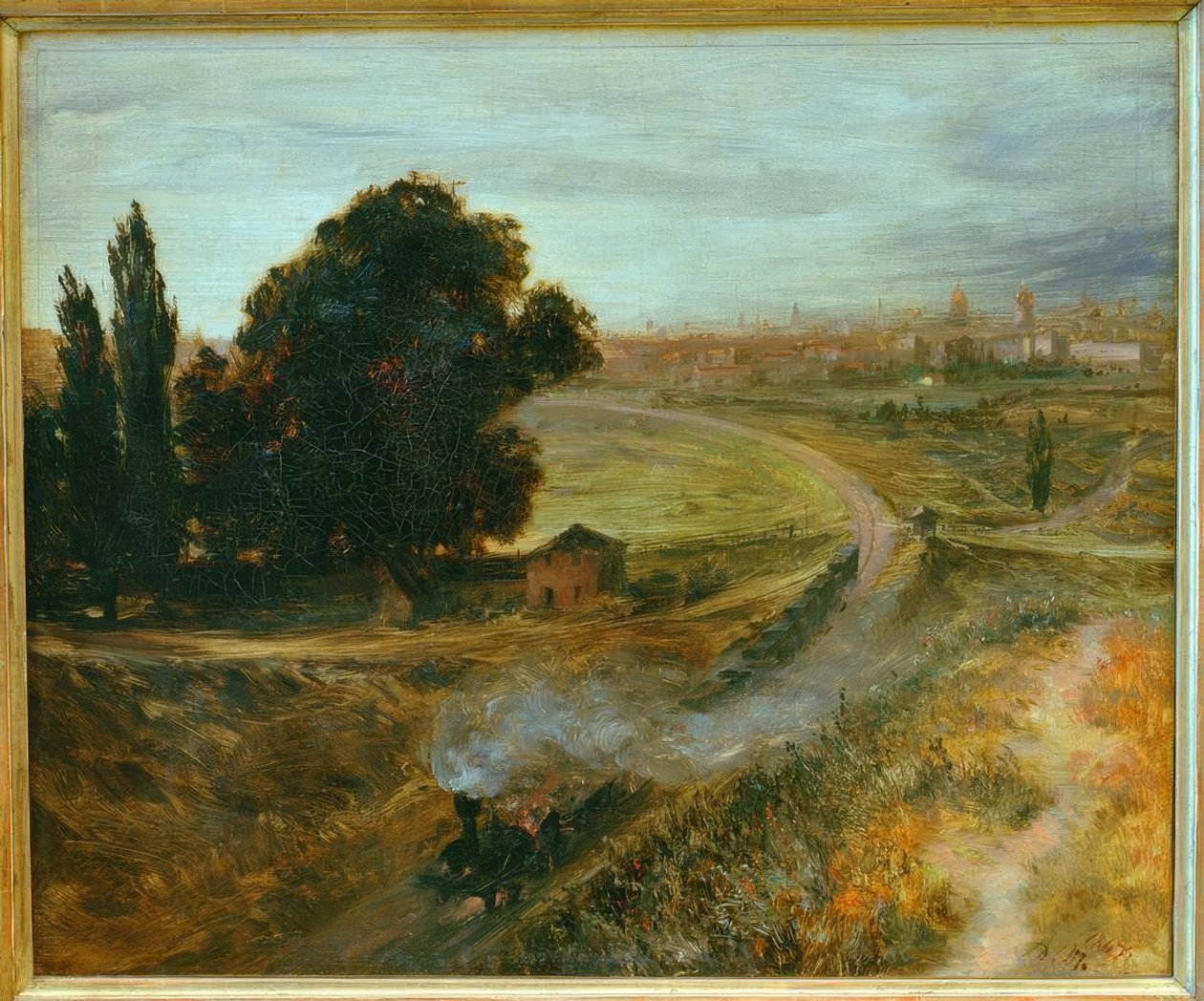 Berlin-Potsdamer Bahn by Adolph Menzel