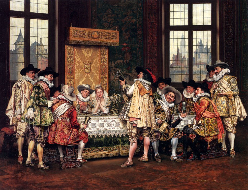 Müzikal Bir Ara by Adolphe Alexandre Lesrel
