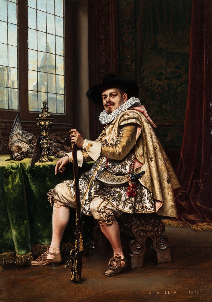 Avdan sonra asilzade by Adolphe Alexandre Lesrel