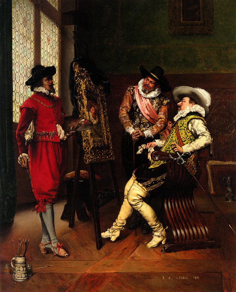 Eleştirmenler by Adolphe Alexandre Lesrel