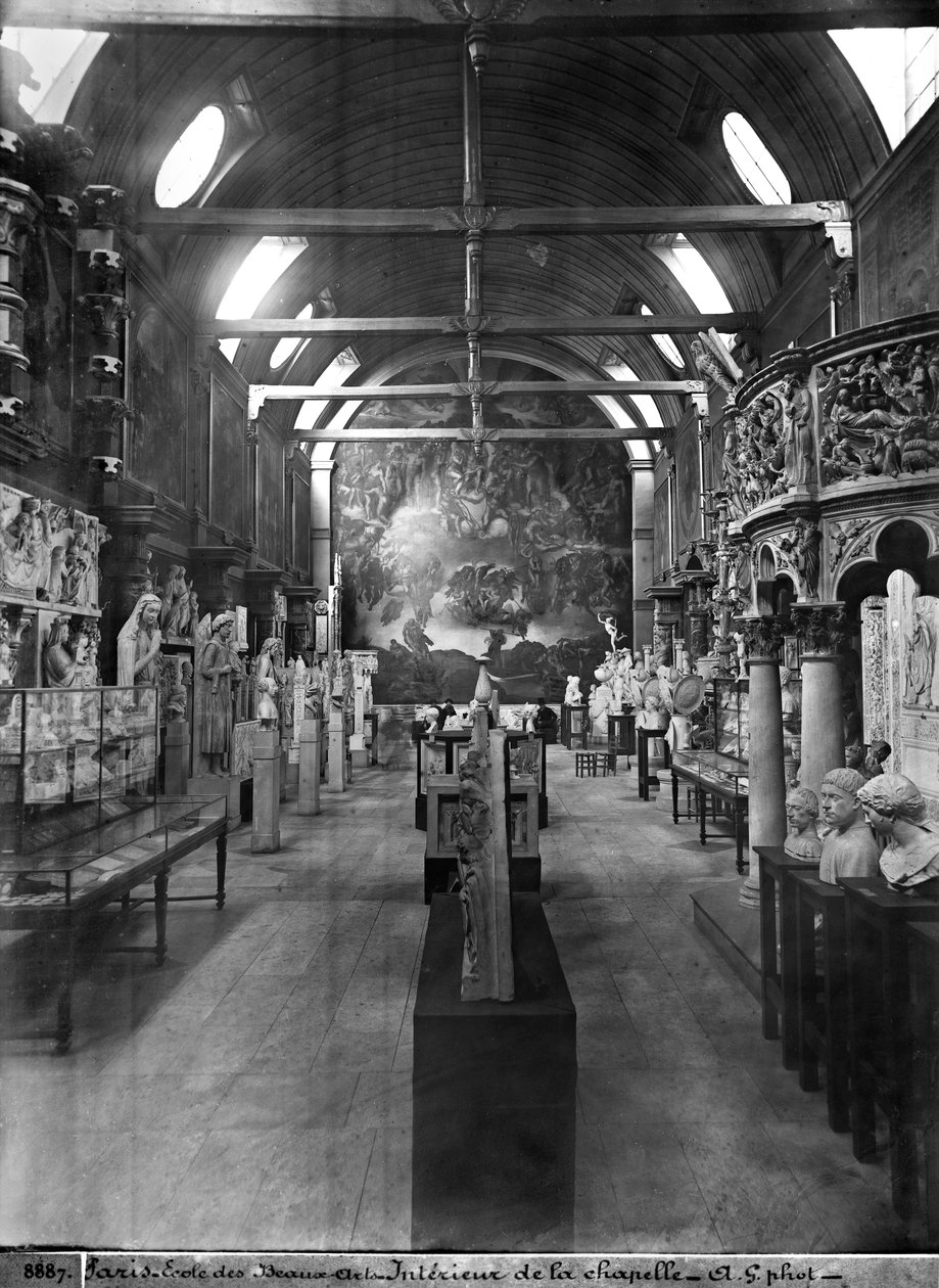 The chapel of the Ecole Nationale Superieure des Beaux-Arts, c.1890-99  by Adolphe Giraudon