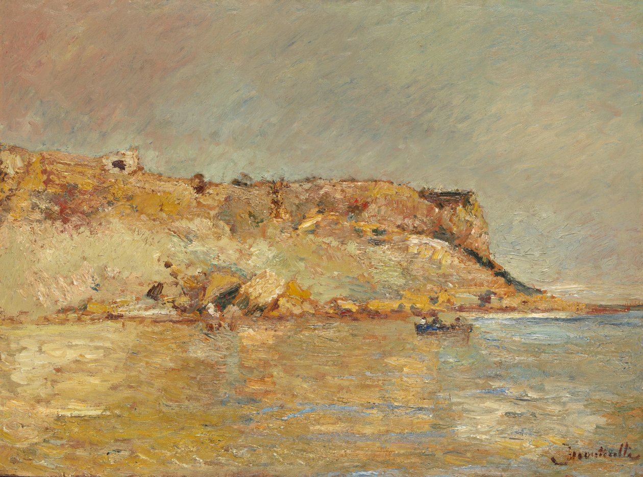 kıyı dağları by Adolphe Joseph Thomas Monticelli