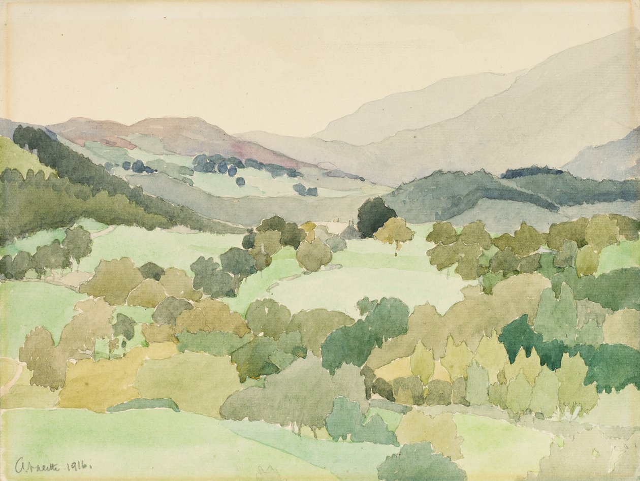 Ambleside yakınlarında, 1916 by Adolphe Valette
