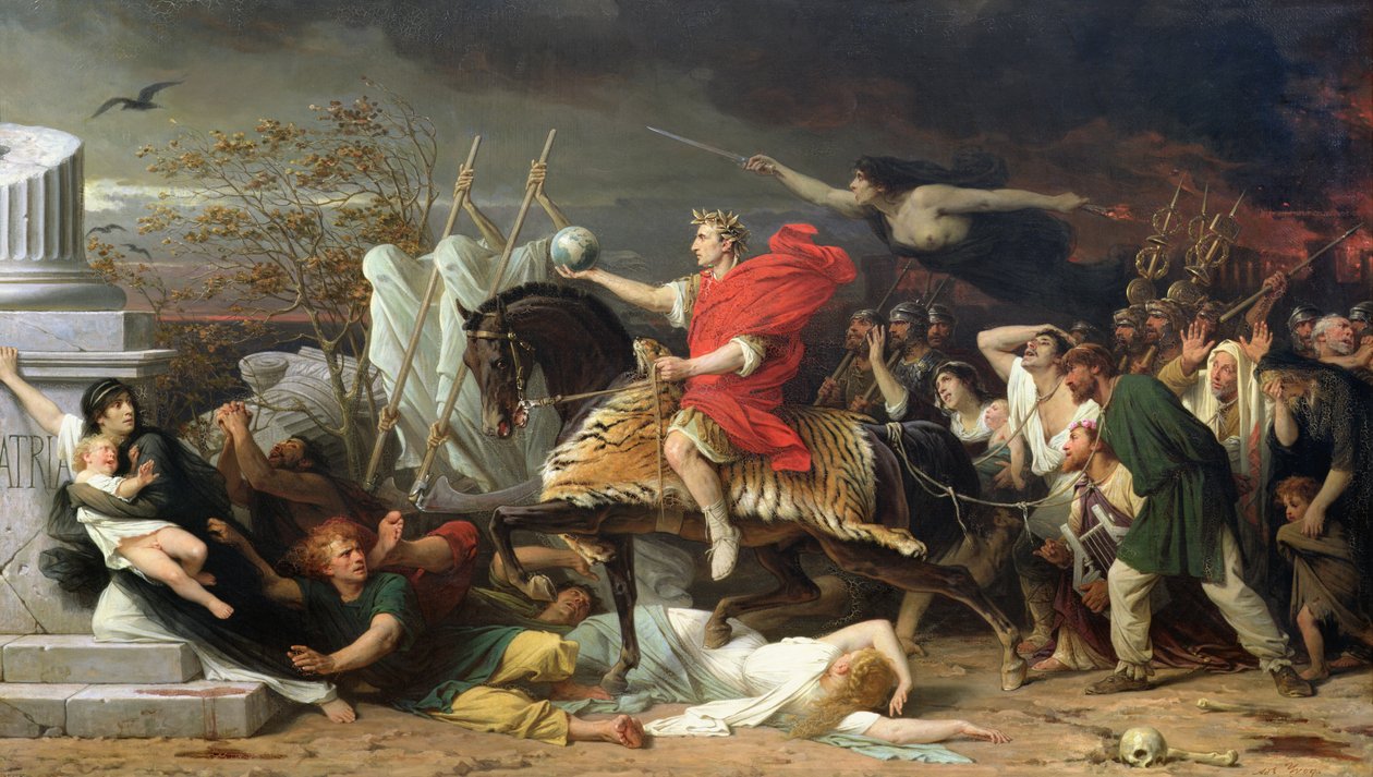 Sezar, 1875 by Adolphe Yvon