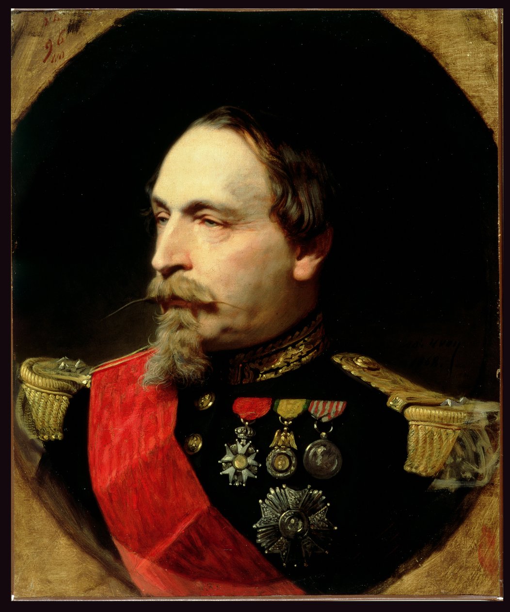 Napolyon III (1808-73) 1868 by Adolphe Yvon