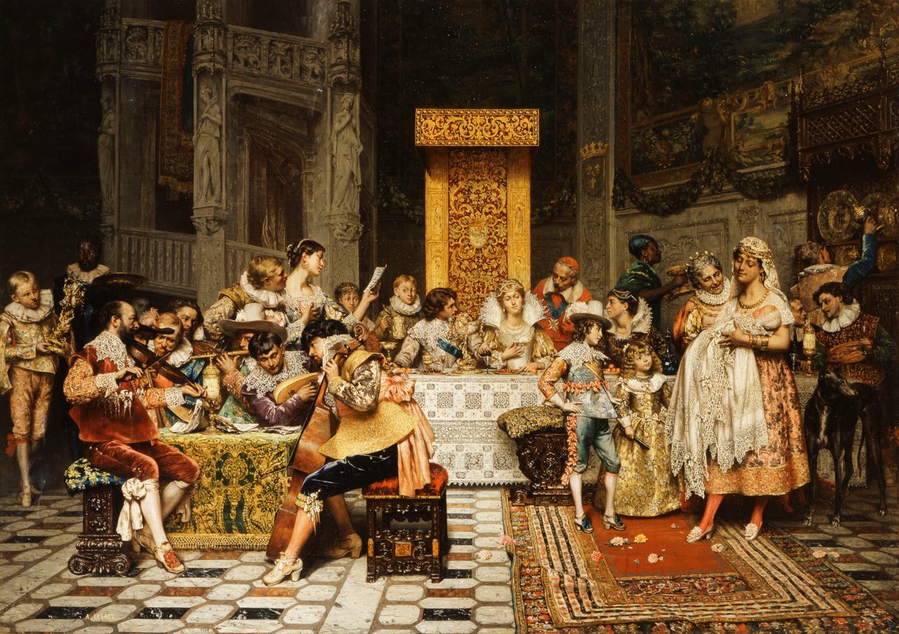 Conde Vaftizi by Adolphe Alexandre Lesrel