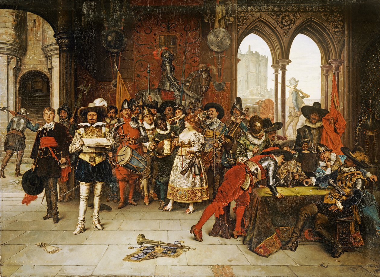 Kralın Silahşörleri by Adolphe Alexandre Lesrel