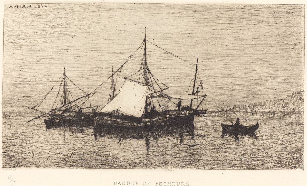 Balıkçı teknesi by Adolphe Appian