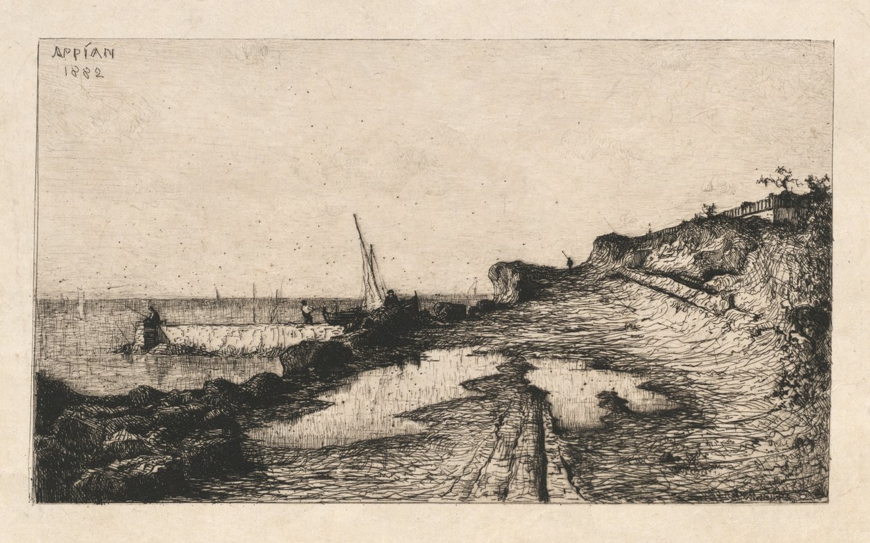 Carqueronne'nin çevresi by Adolphe Appian