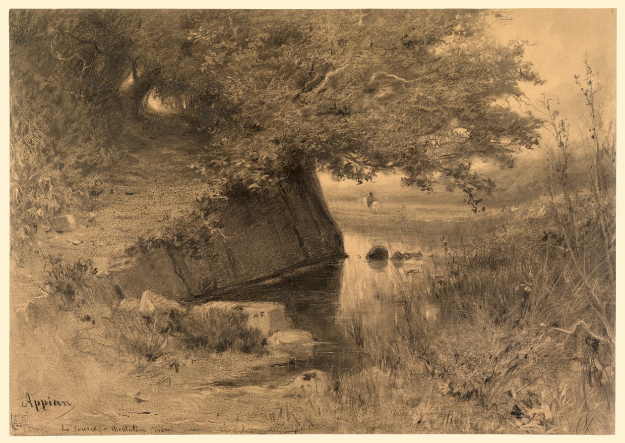 Manzara (La source a Montalieu) by Adolphe Appian
