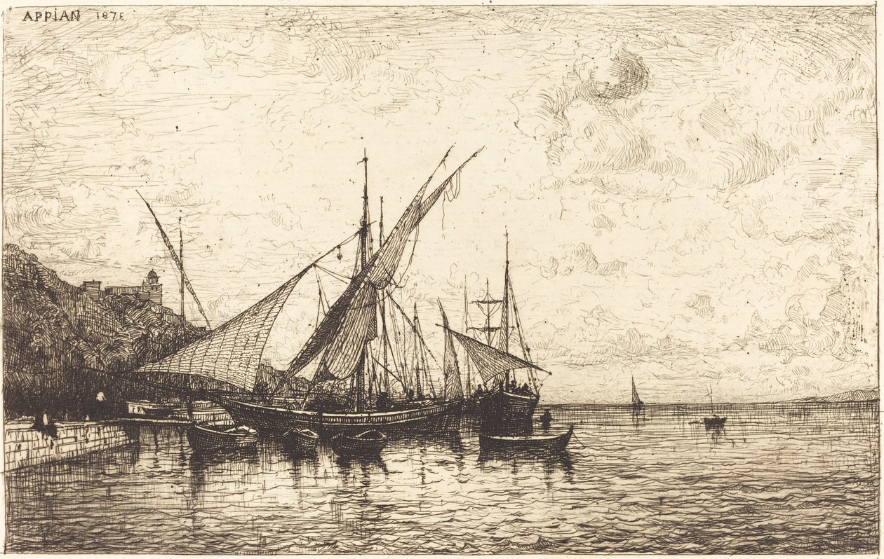 Monako Limanı by Adolphe Appian