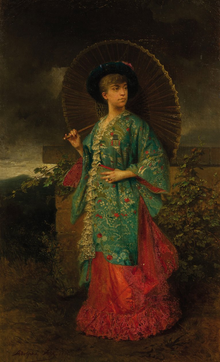 Mecklenburg-Schwerin 1814-1858 Helene portresi, Orleans Düşesi, 1883. by Adolphe Aze
