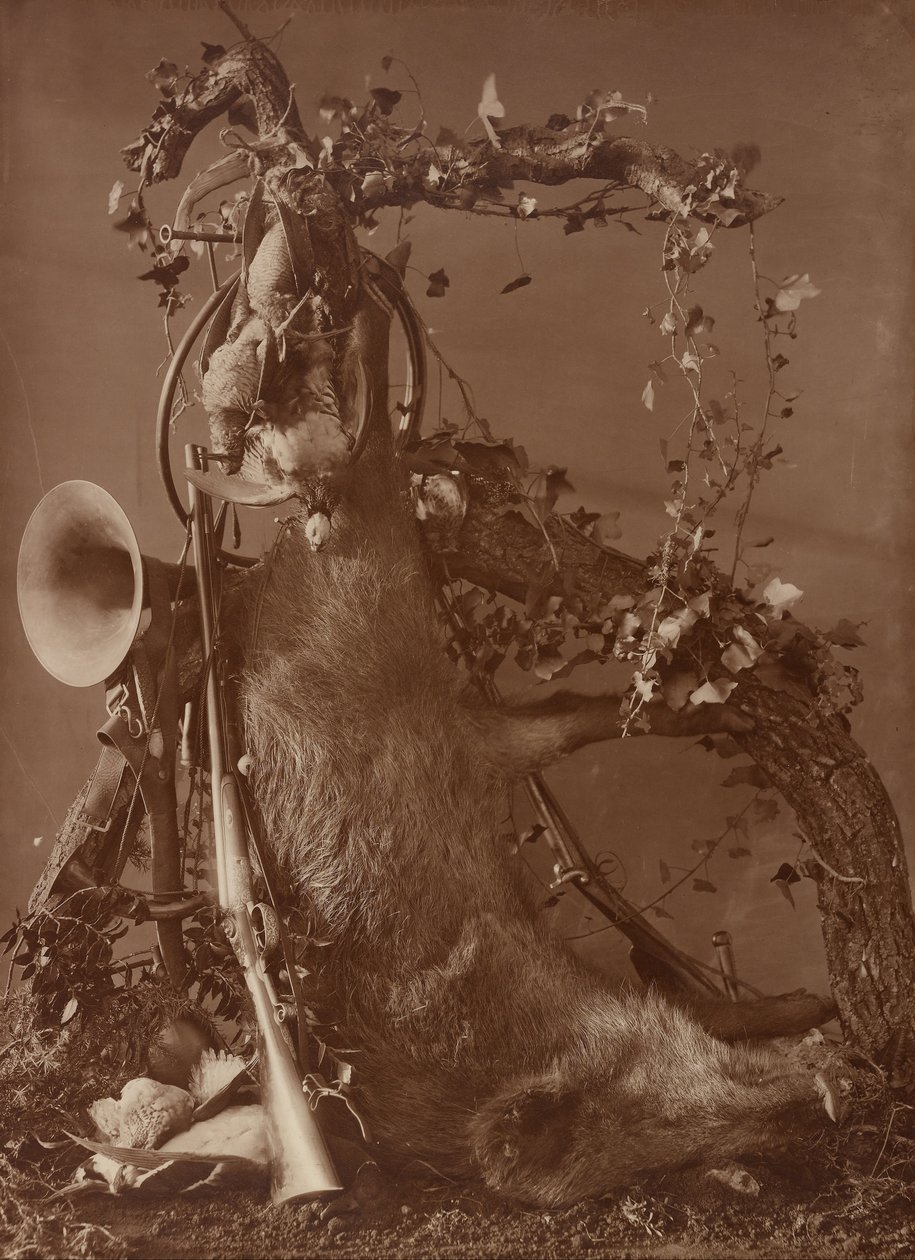 Bir Av Sahnesinin Natürmortu by Adolphe Braun