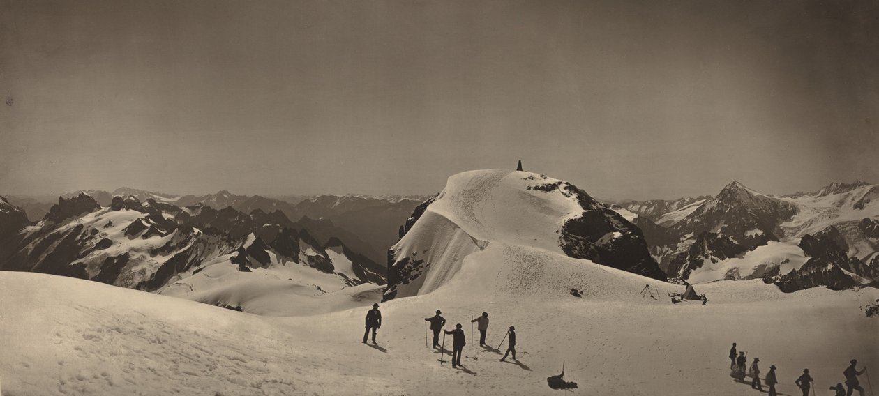 Mont Titlis Zirvesi, İsviçre, 1866. by Adolphe Braun
