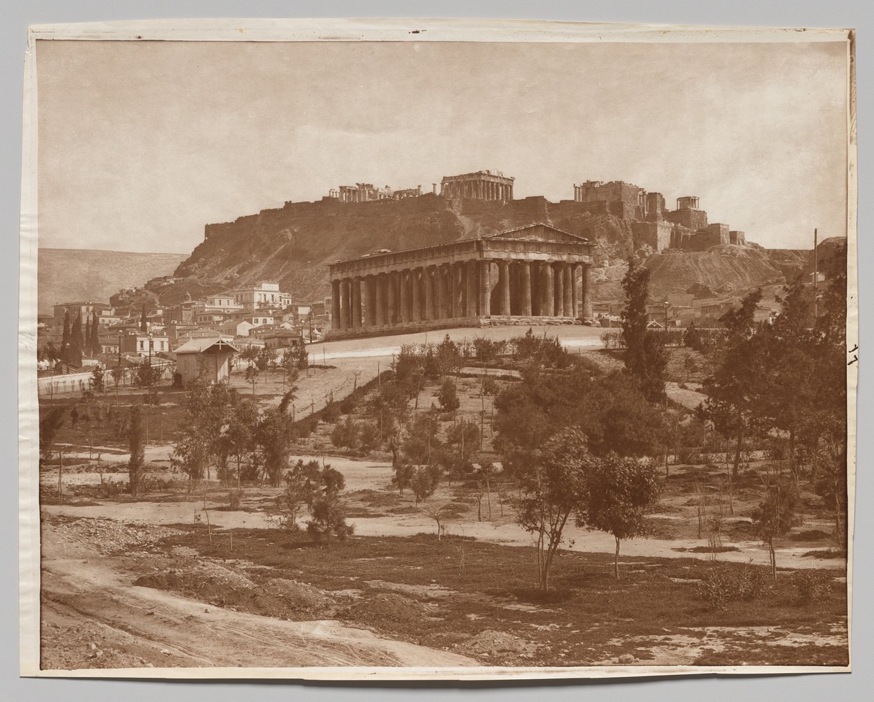 Akropolis manzarası by Adolphe Braun and Co.