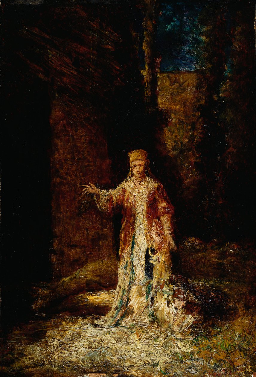 Leydi Macbeth by Adolphe Joseph Thomas Monticelli