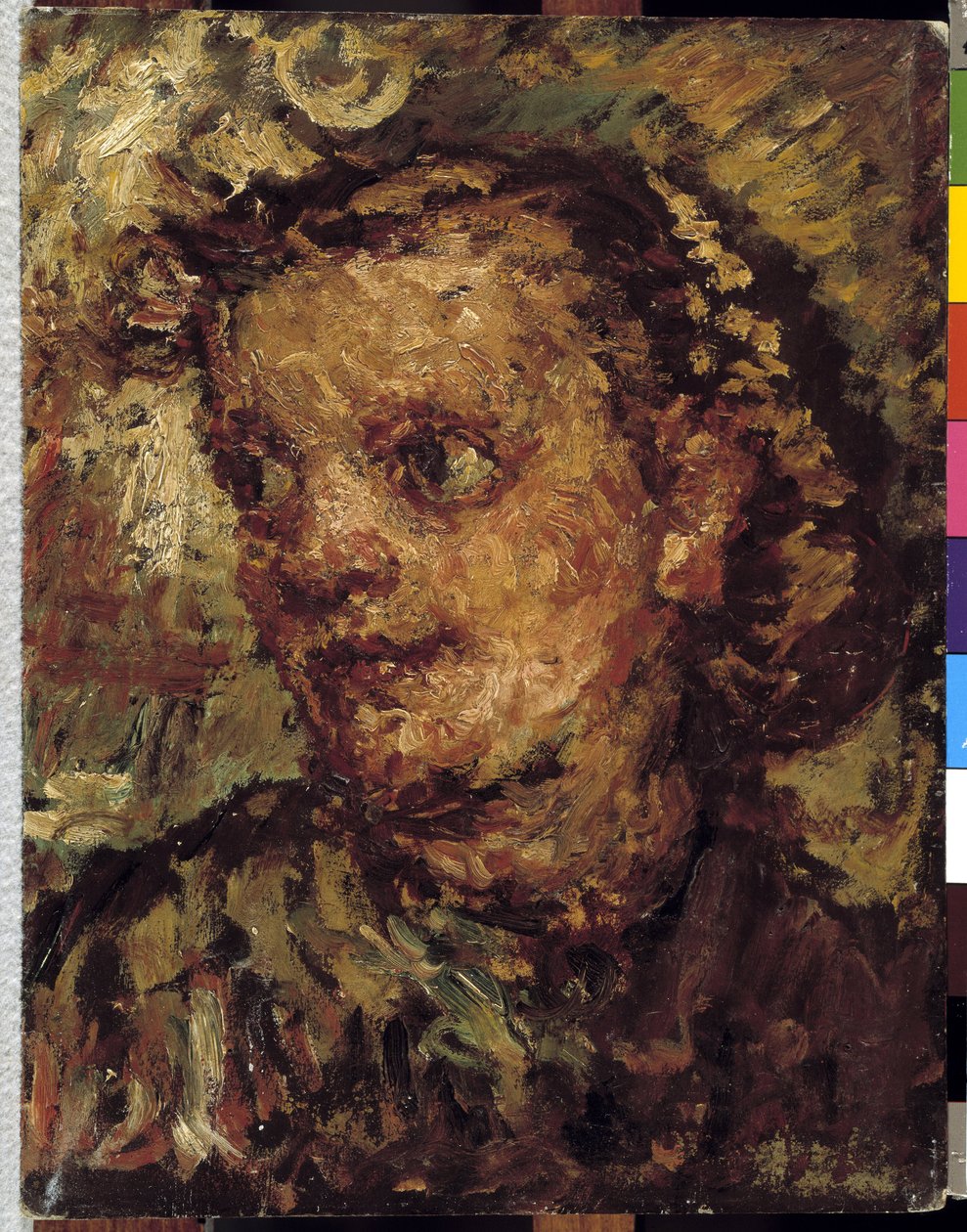 Emma Ricard'ın Portresi by Adolphe Joseph Thomas Monticelli