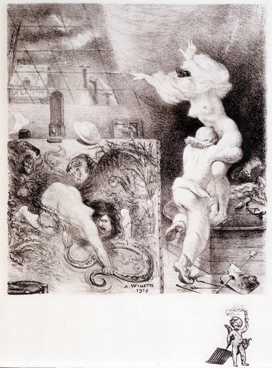Şehvet - Çizim Willette by Adolphe Leon Willette