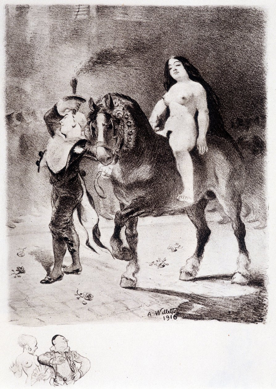 Gurur - Çizim Willette by Adolphe Leon Willette