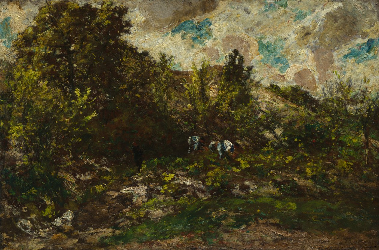Sonbahar mevsimi by Adolphe Monticelli
