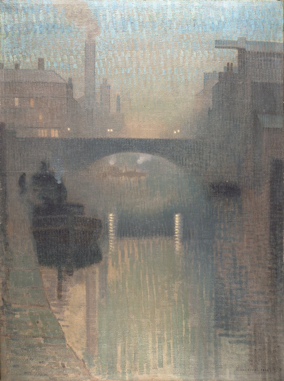 Bailey Köprüsü, Manchester by Adolphe Valette